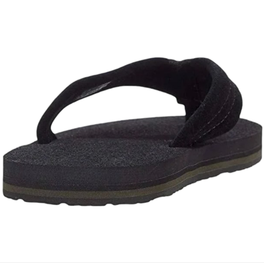 SANUK Men's Black Suede Size 7 Sandals NWT - Picture 4 of 6